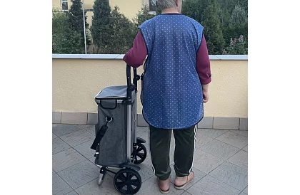 Multifunkční nákupní taška na kolečkách + ramení popruh