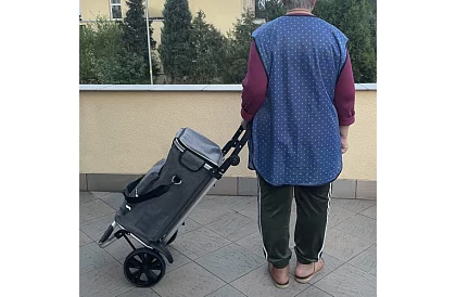 Multifunkční nákupní taška na kolečkách + ramení popruh