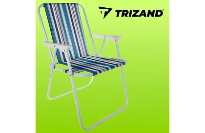 Zahradní skládací křeslo – Bergamo modré