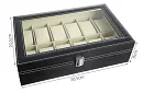 Organizér na 12 hodinek, náramků nebo šperků