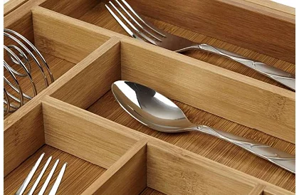 Bambusový organizér do šuplíků – příborník