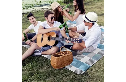 Velká pikniková deka 2 × 2 metry