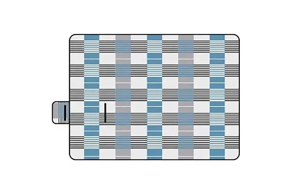 Velká pikniková deka 2 × 2 metry