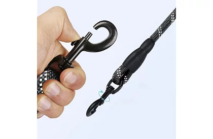 Vodítko pro psa silné s reflexními prvky – 3 m