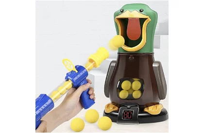 Hladová kachna – střílení na terč