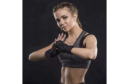 Profi boxerské bandáže 2 × 4 m – černé