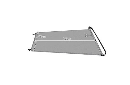 Voděodolná stínicí stříška na kočárek – šedá