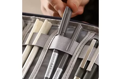 Cestovní pouzdro – organizér na kabely a nabíječky