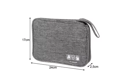 Cestovní pouzdro – organizér na kabely a nabíječky