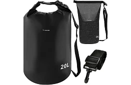 Vodotěsný vak 20 litrů – černý DRY BAG