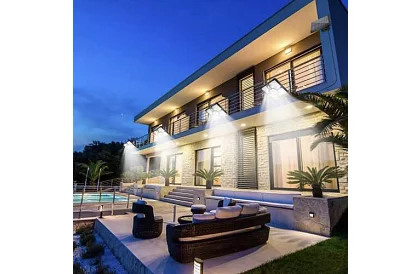 LED Solární lampa s dálkovým ovládáním