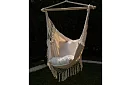 Závěsné houpací síť + 2 polštáře - béžové