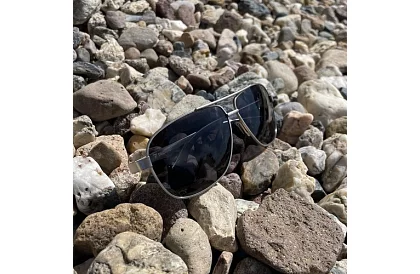 Polarizační sluneční brýle s pouzdrem – černé UV 400