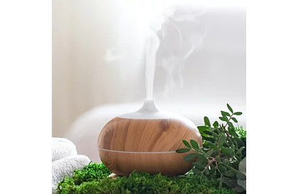 Aroma difuzér s ionizátorem a LED lampou - 4v1