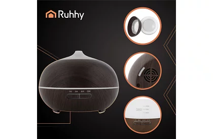 Aroma difuzér 4v1 s ionizátorem a LED lampou