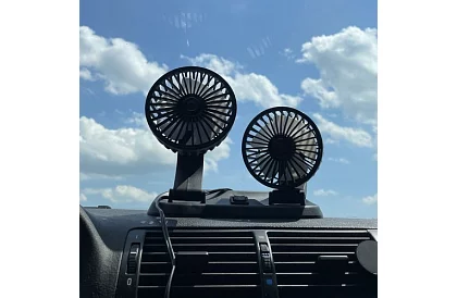 Dvojitý ventilátor do automobilů