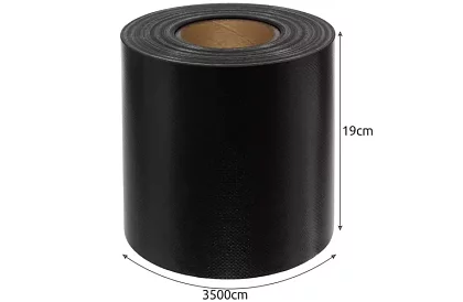 Stínící páska na plot antracit - panelová 630 g/m² + klipy