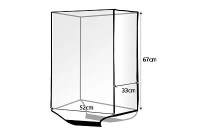 Transparentní ochranný obal na cestovní kufr