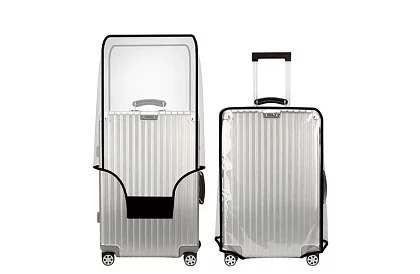 Transparentní ochranný obal na cestovní kufr