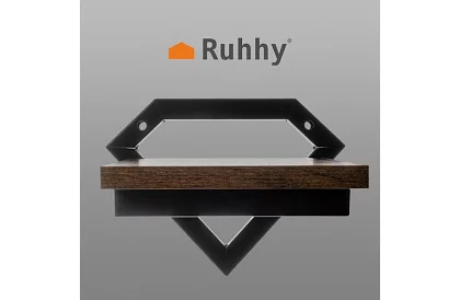 Nástěnná industriální polička