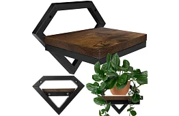 Nástěnná industriální polička