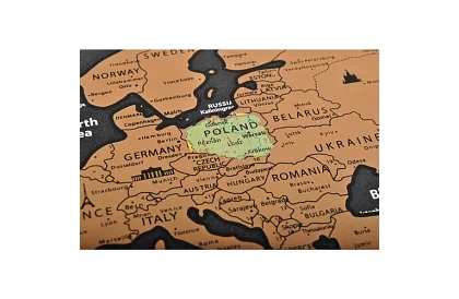 Stírací mapa s vlajkami – Scratch Map the World