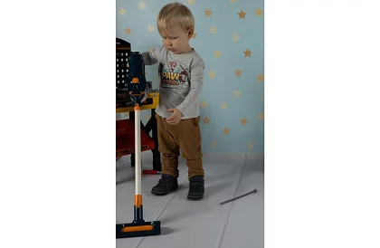 Dětský vertikální vysavač na baterie - modrý