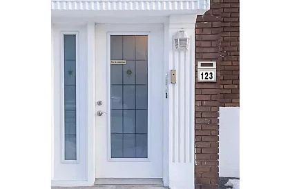 LED solární číslo domu