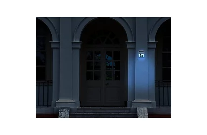 LED solární číslo domu