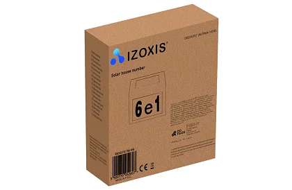 LED solární číslo domu