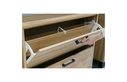 Sada nábytkových úchytek 10 kusů – černé madla