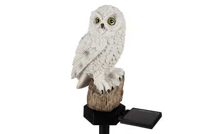 Solární zahradní lampa – sova