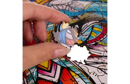 Dřevěné puzzle vlk - 170 dílů - 38 x 27 cm