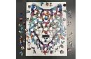 Dřevěné puzzle vlk - 170 dílů - 38 x 27 cm