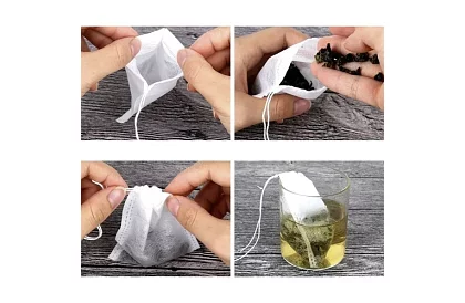 Jednorázové čajové sáčky - sada 100 ks