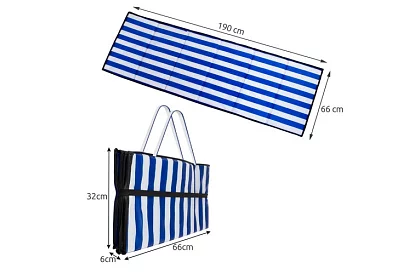 Skládací plážová podložka 190 x 66 cm