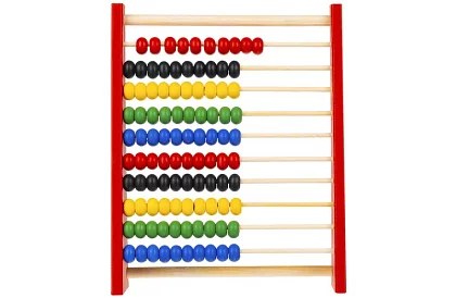 Dětské dřevěné korálkové počítadlo