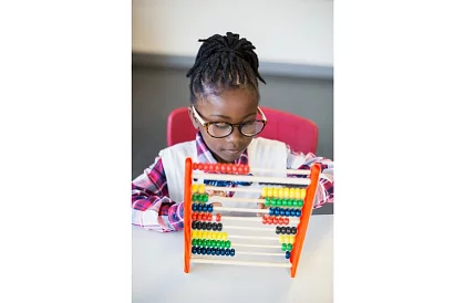 Dětské dřevěné korálkové počítadlo