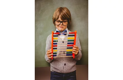 Dětské dřevěné korálkové počítadlo