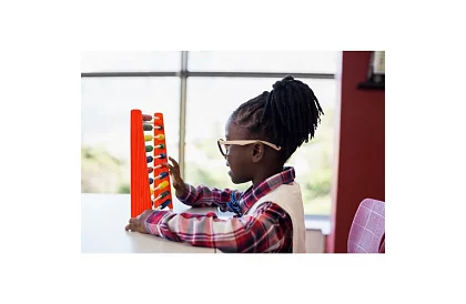 Dětské dřevěné korálkové počítadlo