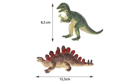 Sada zvířatek 12 dinosaurů