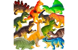 Sada zvířatek 12 dinosaurů