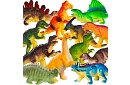 Sada zvířatek 12 dinosaurů
