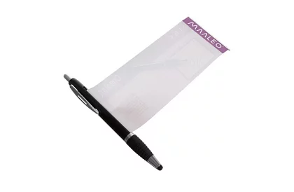 Sada 6 per s listem - 3 x modrá + 3 x černá