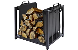 Stojan na dřevo ke krbu